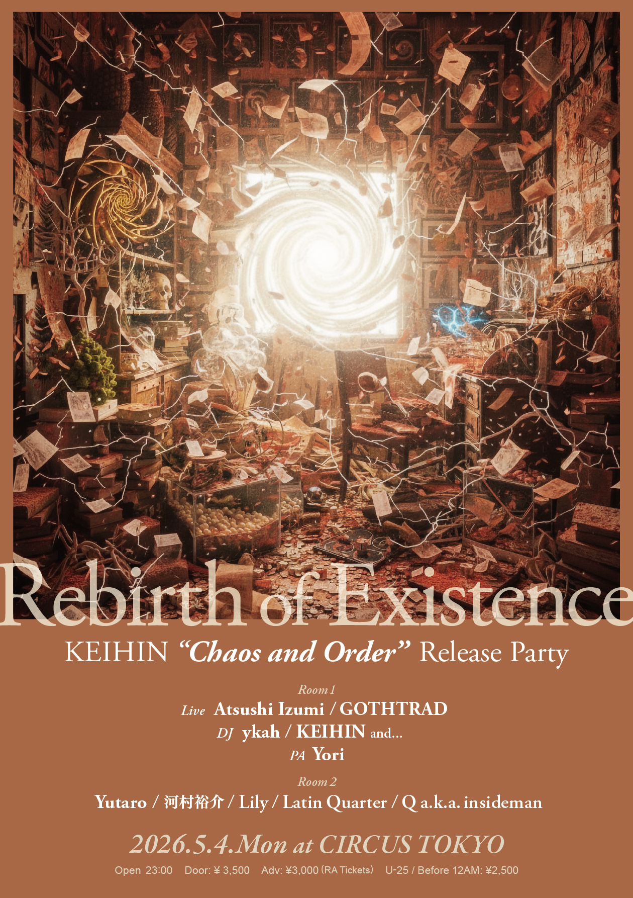 KEIHIN【Chaos and Order】Release Party『Rebirth of Existence』