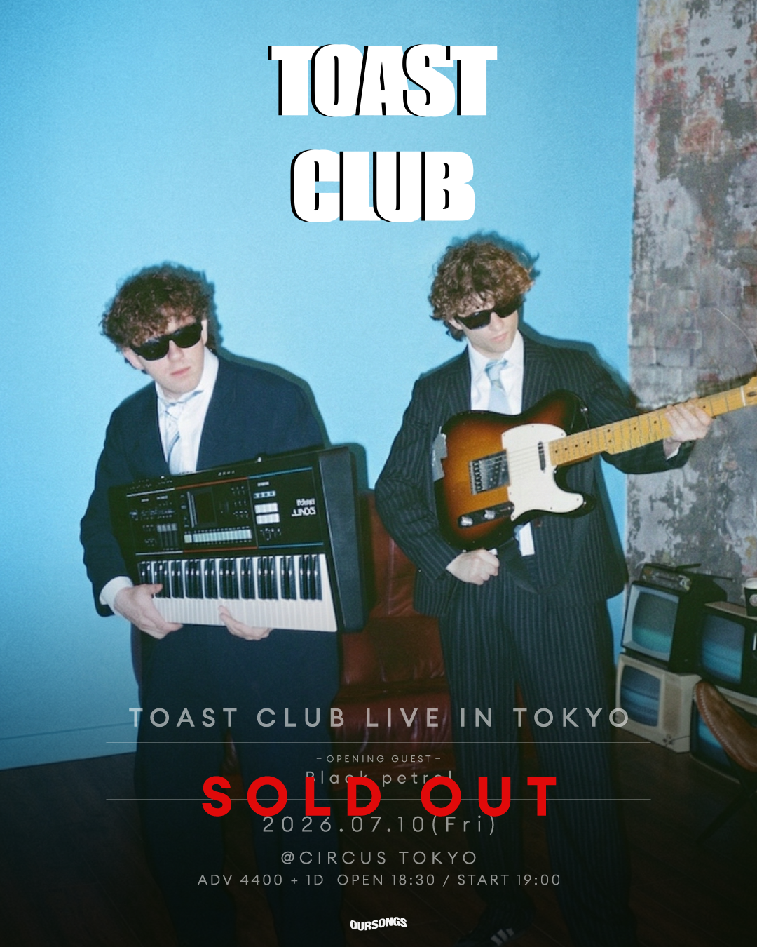 TOAST CLUB LIVE IN TOKYO