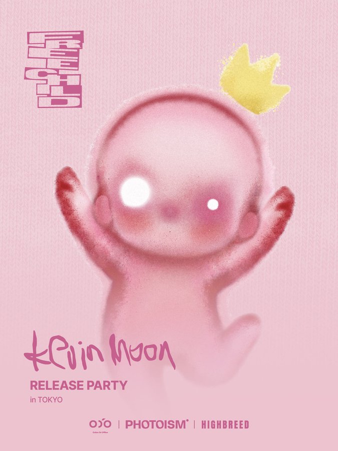 PHOTOISM × Kevin Moon「FREE CHILD」Release Party in TOKYO｜CIRCUS Tokyoのフライヤー